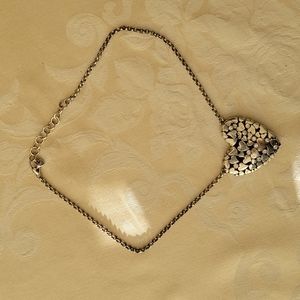 Brighton silver heart necklace